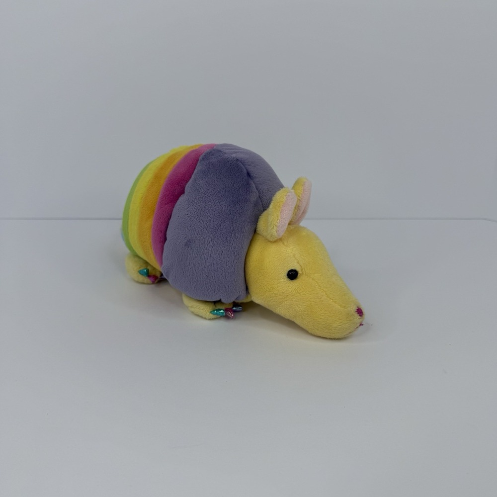 Ganz Webkinz Rainbow Armadillo 11" Plush Stuffed Animal HM471 No Code